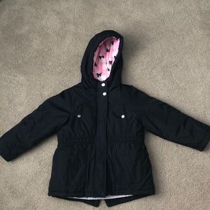 Carter’s youth 5-6 black winter jacket